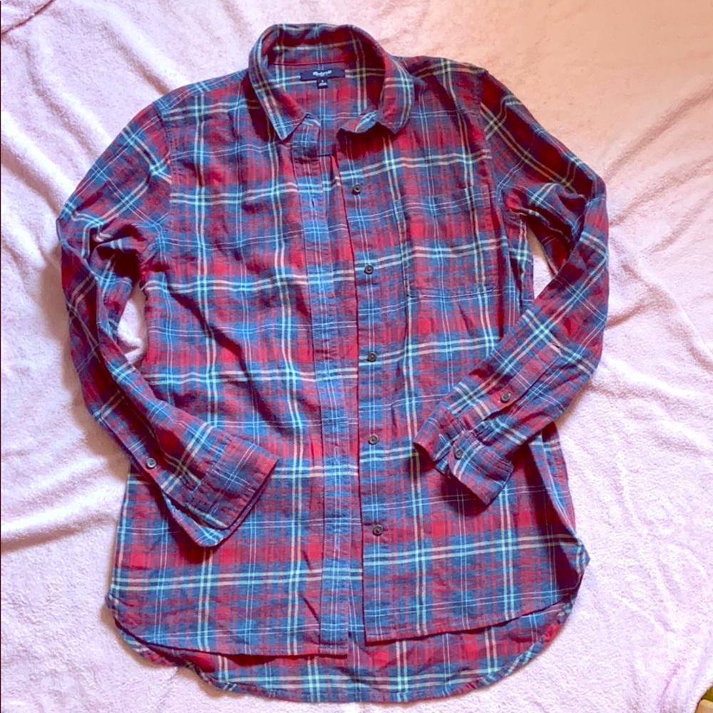 Madewell Paid Button Down Shirt